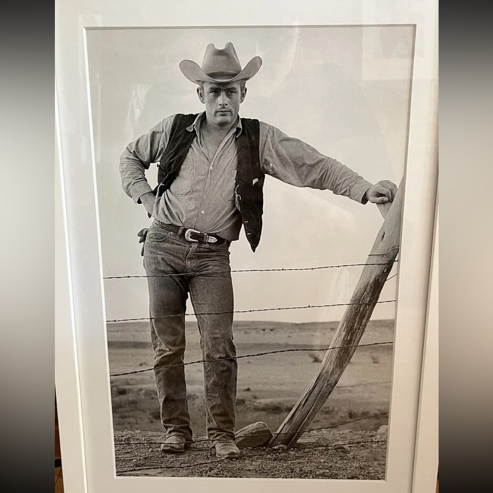 James Dean on the set of Giant. Authentic Vintage Print by Frank Worth - Picture 4 of 4
